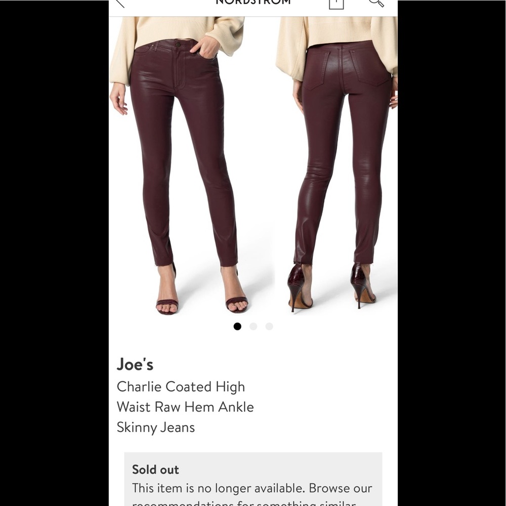 Joes Charlie pants sz26